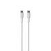 Puro Soft USB-C - USB-C 60W 1.5m силиконов кабел - бял