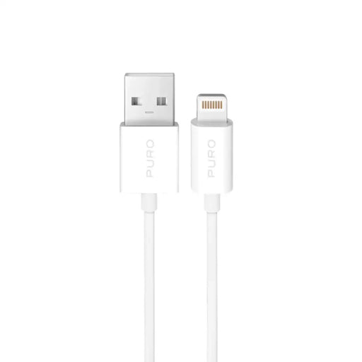 Puro TPE 12W USB-A - Lightning Cable 2m - Бял