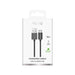 Puro TPE 12W USB-A - microUSB 1m кабел - черен