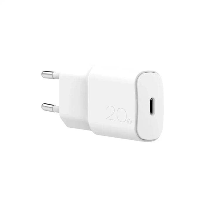 Puro White 20W USB-C стенно зарядно устройство - бяло