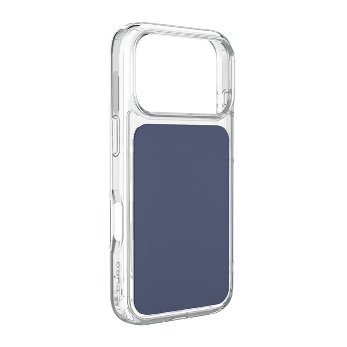 Калъф Puro Plate Mag за iPhone 17 Pro Max, съвместим с MagSafe - син
