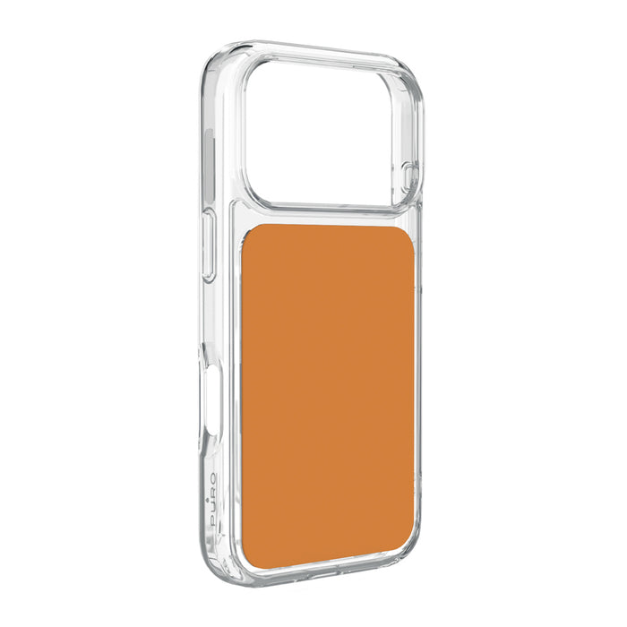 Калъф Puro Plate Mag за iPhone 17 Pro, съвместим с MagSafe - оранжев