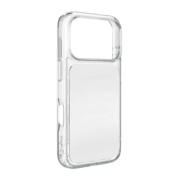 Калъф Puro Plate Mag за iPhone 17 Pro, съвместим с MagSafe - бял