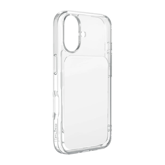Калъф Puro Plate Mag за iPhone 17, съвместим с MagSafe - бял