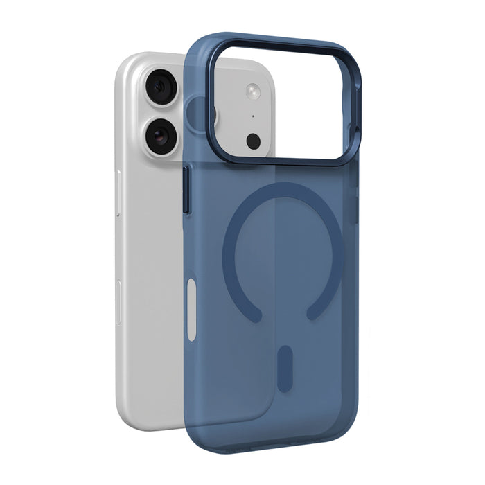 Калъф Puro Lightfeel за iPhone 17 Pro, съвместим с MagSafe - прозрачен син