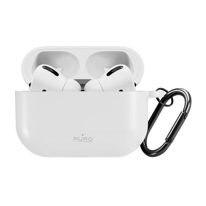 Силиконов калъф Puro ICON за Airpods Pro 3, бял