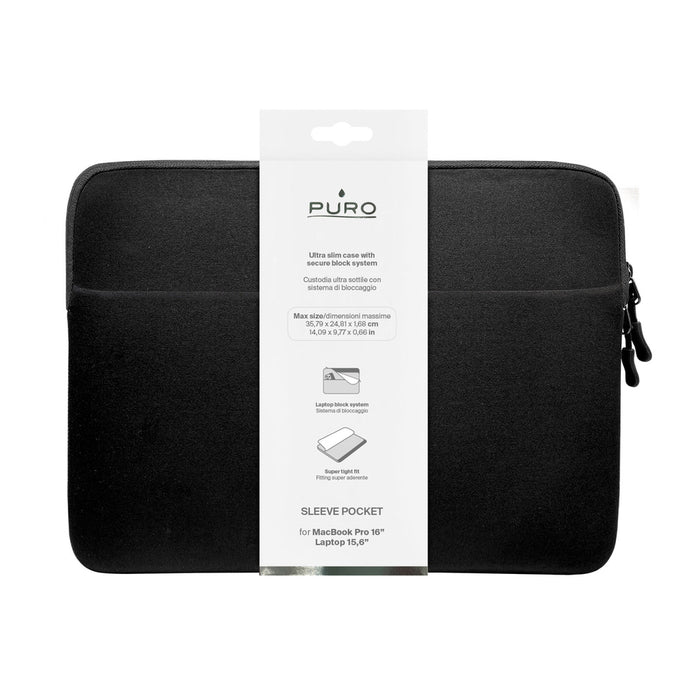 Чанта Puro SLIM POCKET Sleeve Bag Neoprena 15-16'' черна