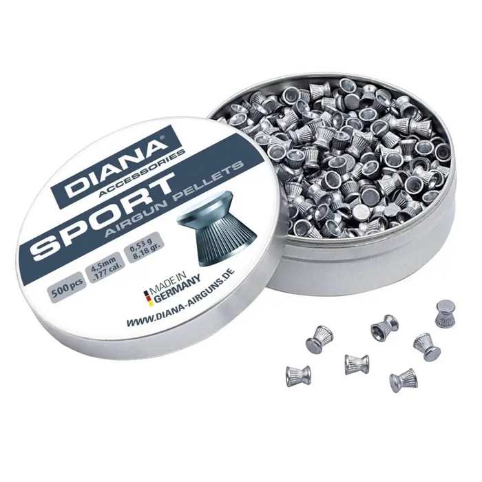 Пушечни гилзи 4,5 мм Diana Sport 500 бр.