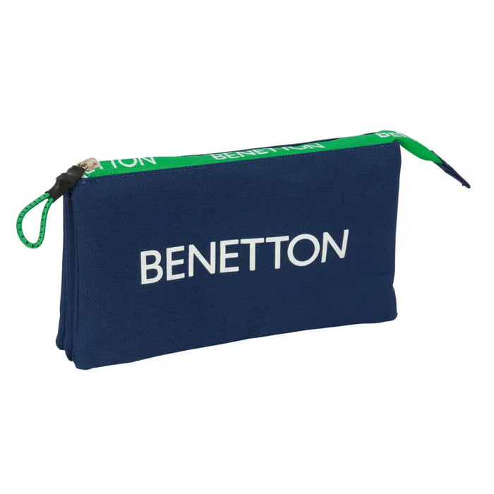 Пътническа Чанта Benetton Green Морско син 22 x 12 x 3 cm