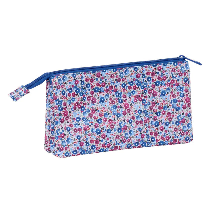 Пътническа Чанта Nait Nait Flores coimbra azul Син 22 x 12