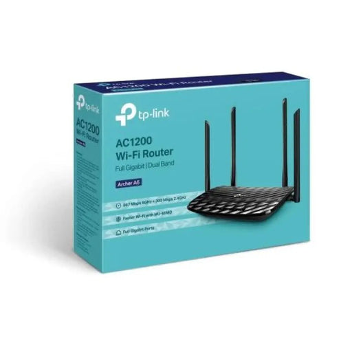 Рутер TP-LINK Archer A6 AC1200 802.11ac/1200Mbps LAN/WAN