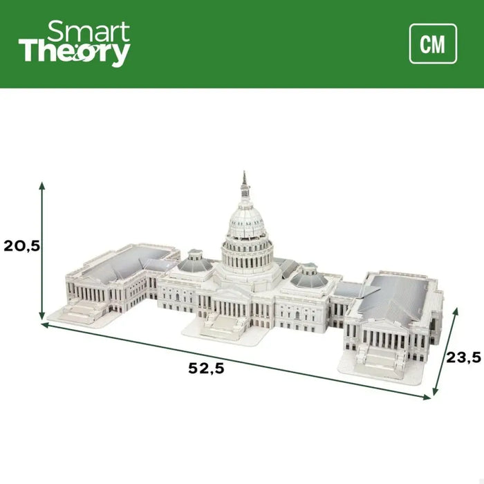 Пъзел 3D Colorbaby Capitolio 126 Части 52,5 x 20,5 x 23,5