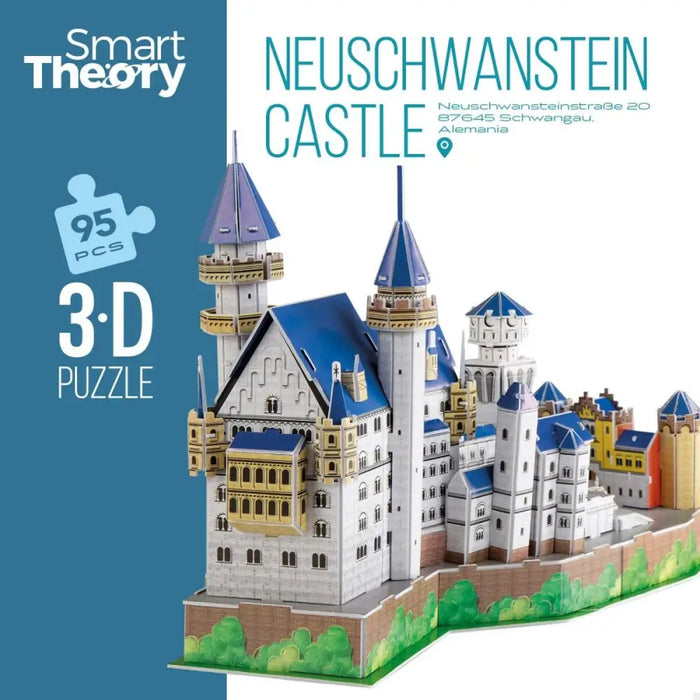Пъзел 3D Colorbaby New Swan Castle 95 Части 43,5 x 33 x