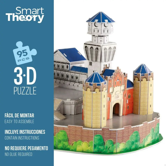Пъзел 3D Colorbaby New Swan Castle 95 Части 43,5 x 33 x