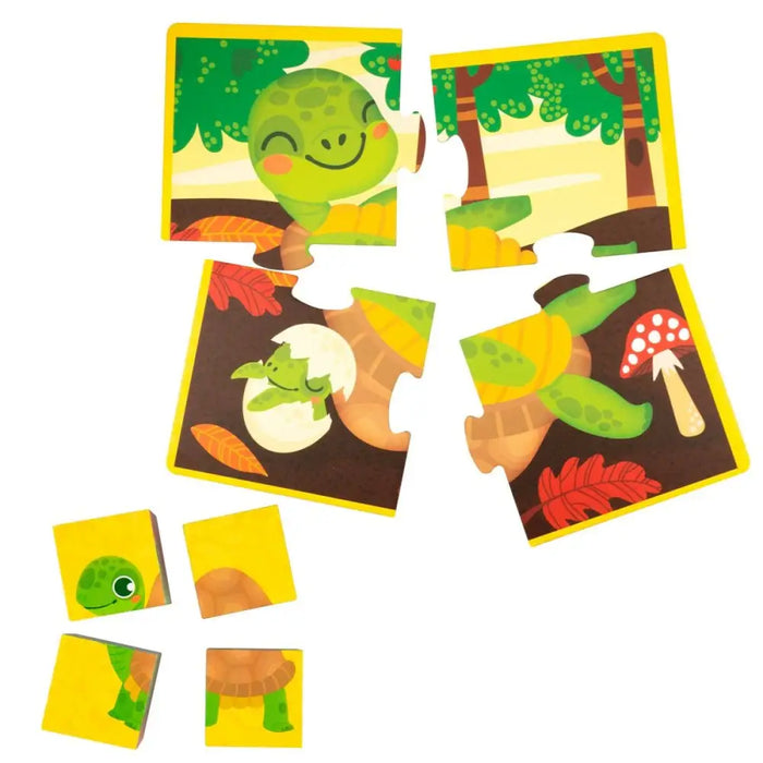 Пъзел 3D Lisciani Giochi 22 x 23 x 1 cm Животни 4 Части (6