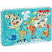 Пъзел Apli 48 x 32 cm Карта на Света 24 Части (8 броя)