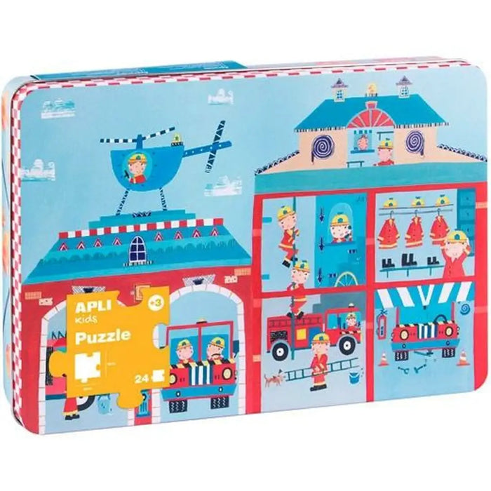 Пъзел Apli 48 x 32 cm Пожарникар сапьор 24 Части (8 броя)