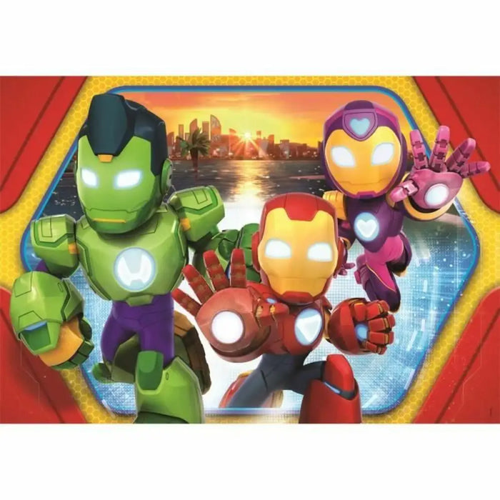 Пъзел Clementoni Maxi - Iron Man and his awesome friends 62
