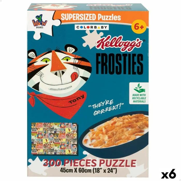 Пъзел Colorbaby Kellogg’s Frosties 300 Части 6 броя 60 x 45