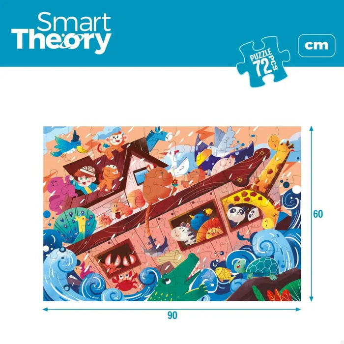 Пъзел Colorbaby Noah’s Ark 72 Части 90 x 60 cm (6 броя)