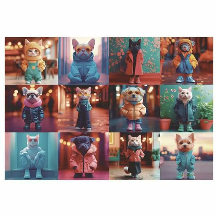 Пъзел Educa 20219 Fashion Animals 200 Части