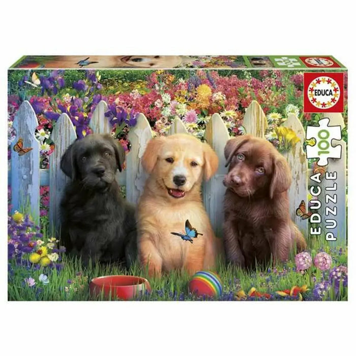 Пъзел Educa Doggies 100 Части