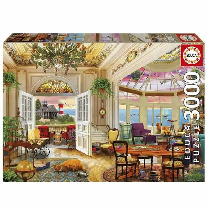 Пъзел Educa Life in the Coast 3000 Части