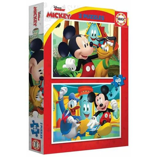 Пъзел Educa Mickey Mouse Fun House 2 x 48