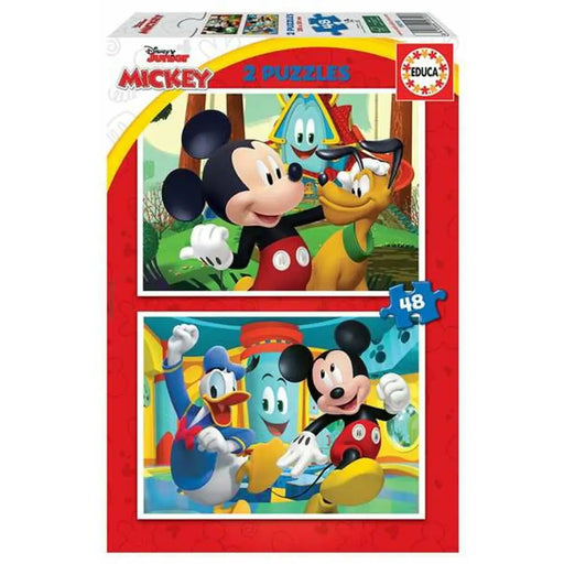 Пъзел Educa Mickey Mouse Fun House 2 x 48