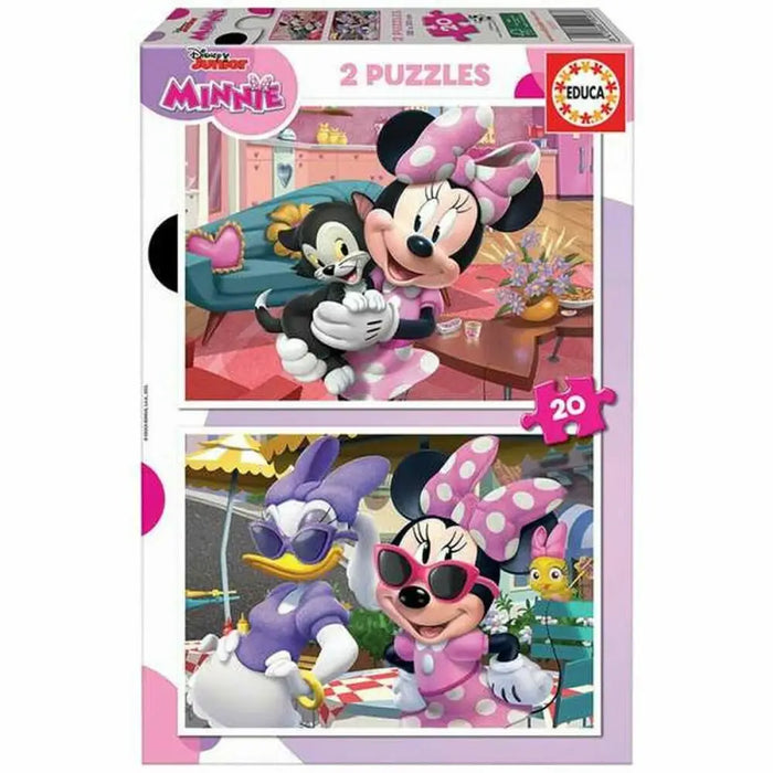 Пъзел Educa Minnie (2 x 20 pcs)