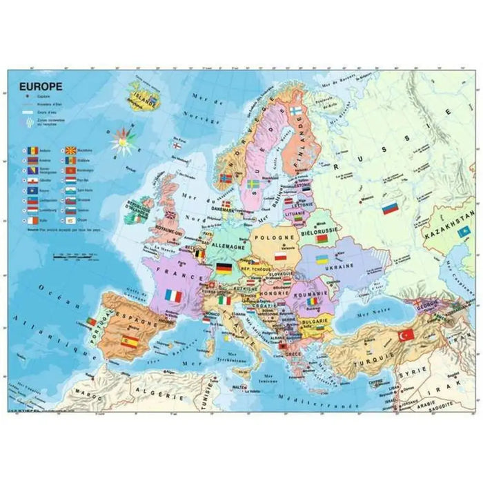 Пъзел Ravensburger Carte d’Europe