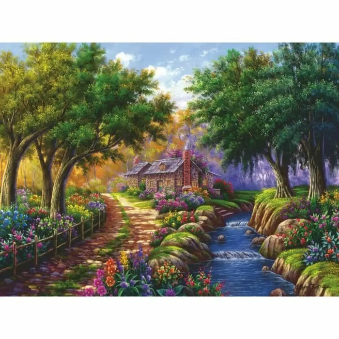 Пъзел Ravensburger Cottage By The River
