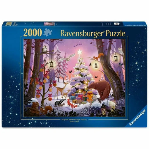 Пъзел Ravensburger NAVIDAD EN EL BOSQUE 2000 Части
