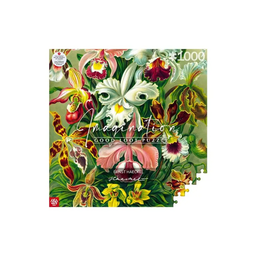 Пъзел за въображение: Orchid Ernst Haeckel 1000 елемента