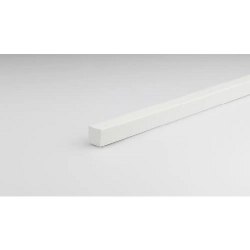PVC КВАДРАТЕН ПРОФИЛ 12Х12MM/1M БЯЛ