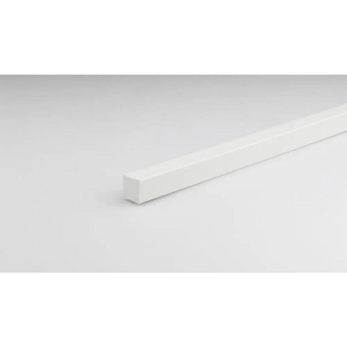 PVC КВАДРАТЕН ПРОФИЛ 12Х12MM/1M БЯЛ