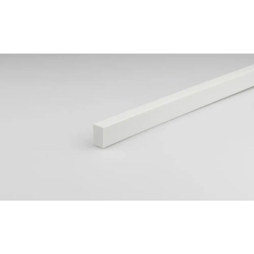 PVC КВАДРАТЕН ПРОФИЛ 20X10MM/1M БЯЛ