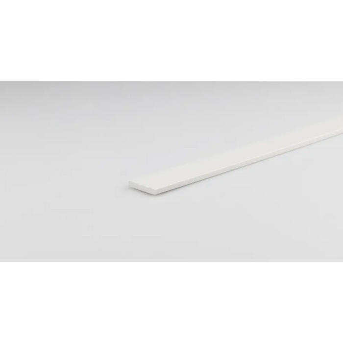 PVC ПРАВ ПРОФИЛ 30Х5MM/1M БЯЛ