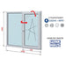 PVC ПРОЗОРЕЦ PROFILINK 5-КАМЕРЕН 1500/1400 БЯЛ