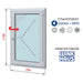 PVC ПРОЗОРЕЦ PROFILINK 5-КАМЕРЕН 750/1150 БЯЛ