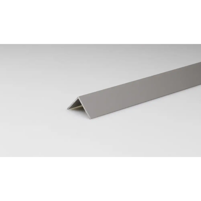 PVC ЪГЛОВ ПРОФИЛ 20Х20MM/2M СИВ САТЕН