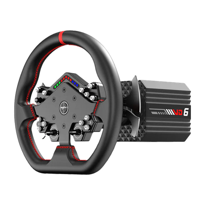 Комплект PXN VD6 DBT - база VD6 + кормило WDS R2 + педали за спирачка/газ PD HM + скоба Z9
