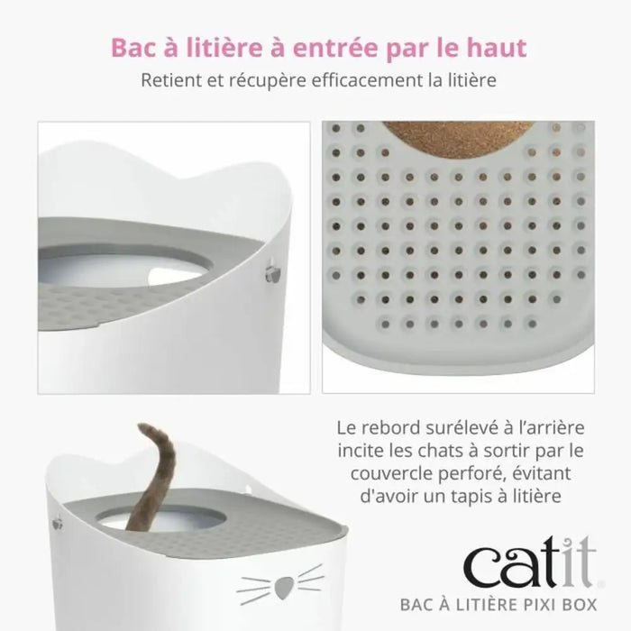 Пясъчник за Котки Catit Pixi Box 52 x 41 x 47,5 cm Пластмаса