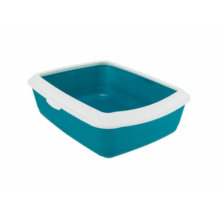 Пясъчник за Котки Trixie Classic Син Бял Пластмаса 37 × 15