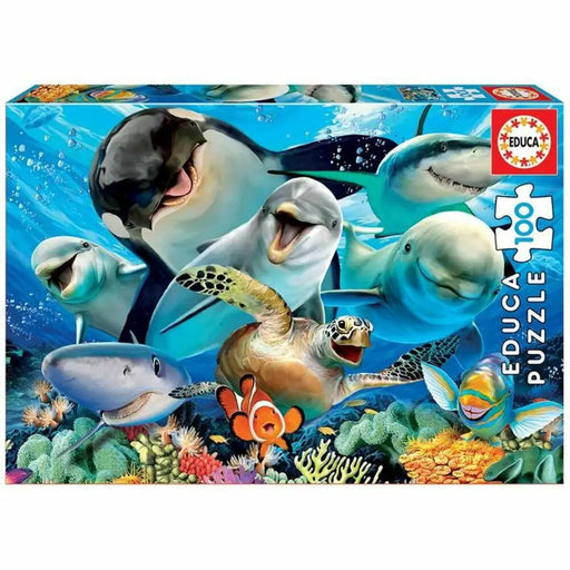 Пъзел Educa Selfie Under the Sea (100 pcs)