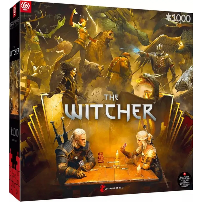 Пъзел Good Loot Gaming - The Witcher: Playing Gwent 1000