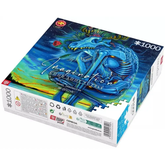 Пъзел Good Loot Imagination - Kamil Jakóbczak: White Wolf
