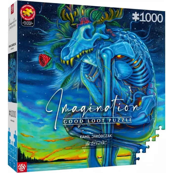 Пъзел Good Loot Imagination - Kamil Jakóbczak: White Wolf