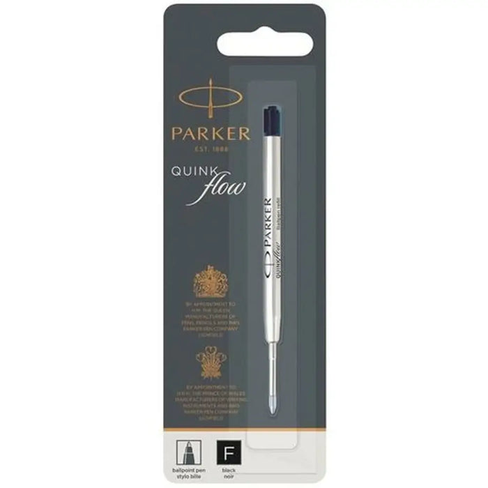 Пълнител за писалка Parker Quink Flow Черен 0,8 mm (12 броя)