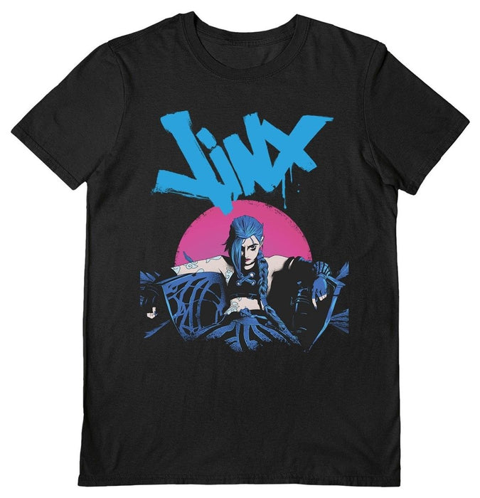 Тениска Pyramid Television: Arcane - Jinx (Black), рамер L